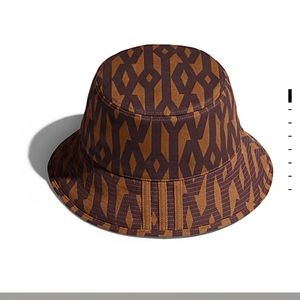 Reversible monogram bucket hat